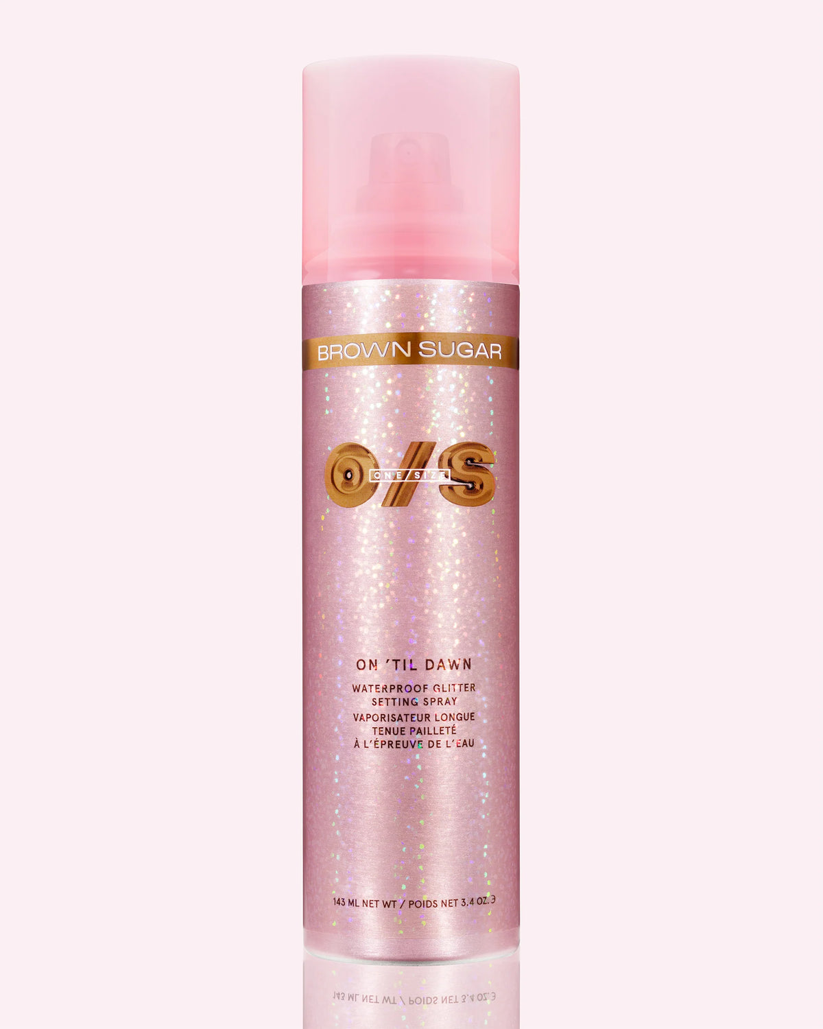 ON ‘TIL DAWN WATERPROOF GLITTER SETTING SPRAY – BROWN SUGAR