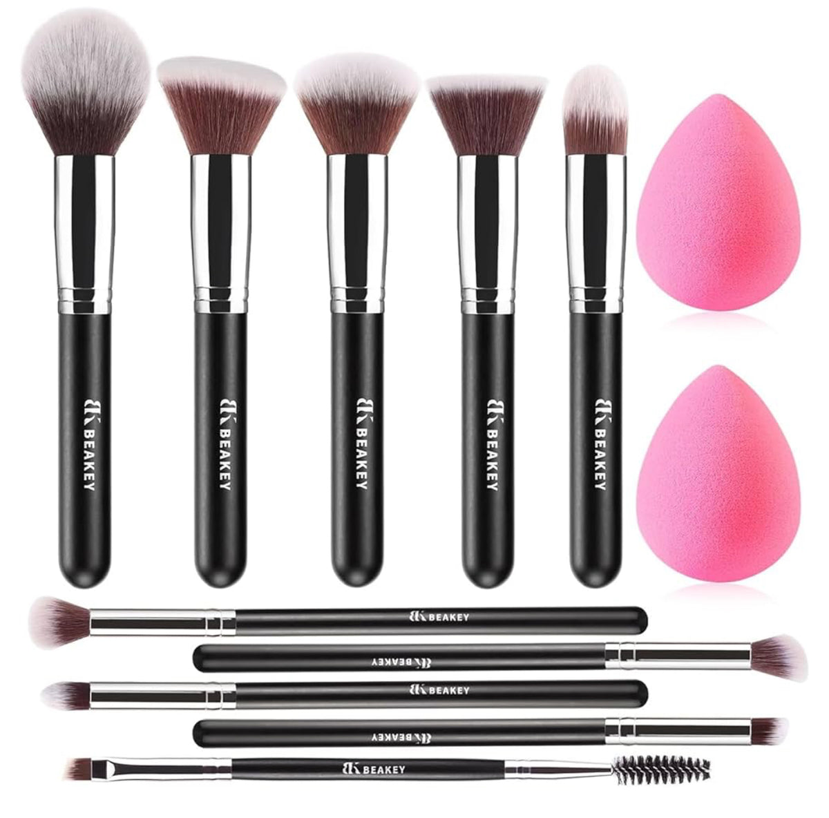 BEAKEY Makeup Brushes Set