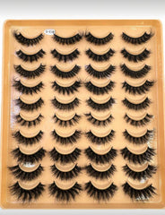 20 Pairs Mink Eyelashes