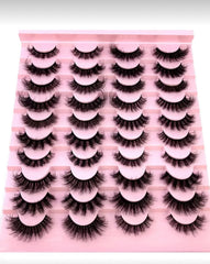 20 Pairs Mink Eyelashes