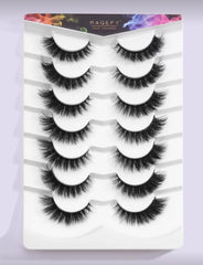 7 Pairs of Natural Full Eyelashes