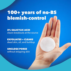 Noxzema Ultimate Clear Face Pads Clears & Prevents Acne Anti-Blemish Made with Over 60% Alcohol 90 Count
