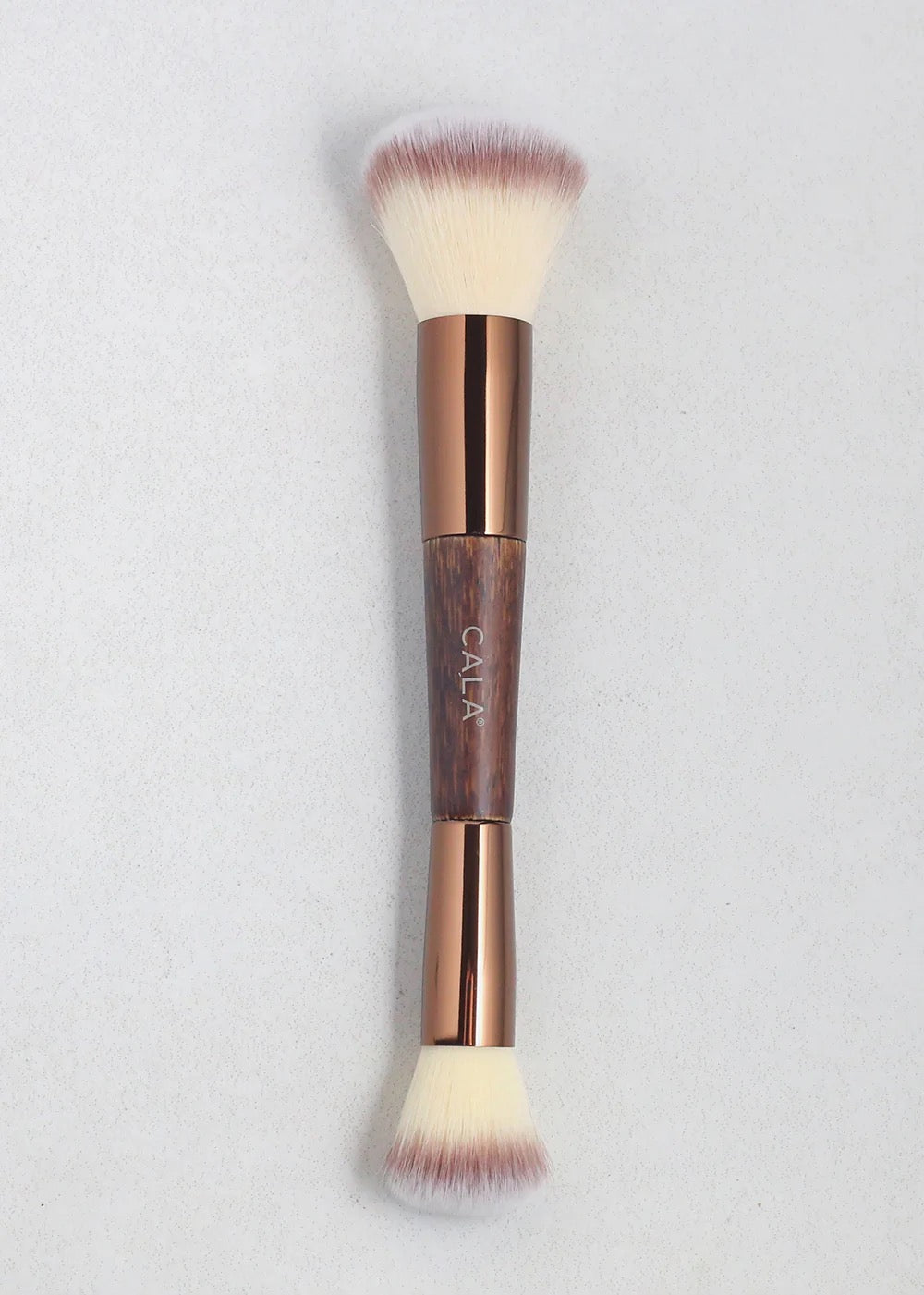NATURE GIRL BAMBOO DOUBLE ENDED POWDER & BLUSH BRUSH
