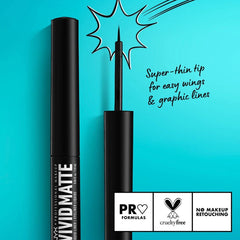 NYX VIVID MATTE LIQUID LINER - BLACK