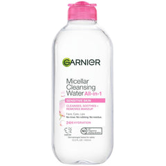 Garnier Micellar Water, Hydrating Facial Cleanser & Makeup Remover, Suitable for Sensitive Skin