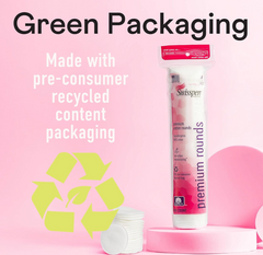 Swisspers Premium Cotton Rounds - 100% Chlorine Free Cotton Face Pads for Makeup